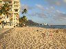 Looking down Waikiki Beach towards Diamond Head