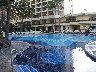 The pool at the hotel